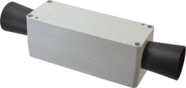 Parker - 5/32" Instant Two Hand Control Modular Push Button Valve - 7 CFM, 120 Max psi, 2 Hand Control Actuator - Exact Industrial Supply