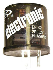 Value Collection - 2 Terminals, 1 to 12 Lamps, Electronic Flasher - 60 to 120 Flashes per Min, 25 Amps, 11 to 15 Volts - Exact Industrial Supply