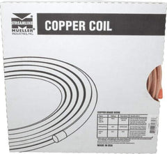 Mueller Industries - 20' Long, 3/8" OD, Grade Alloy 122 Copper Seamless Tube - 0.032" Wall Thickness - Exact Industrial Supply