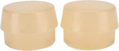 Garland - 1-3/4" Face Diam, Grade Soft, Natural Soft Face Hammer Tip - Urethane - Exact Industrial Supply