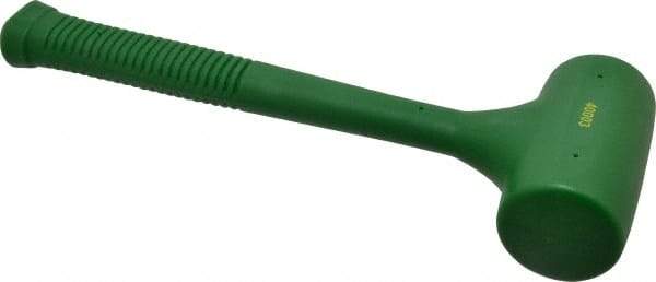 Garland - 36 oz Head 2-1/4" Face Diam Polyurethane Dead Blow Hammer - 12-3/4" OAL, Polyurethane Handle - Exact Industrial Supply