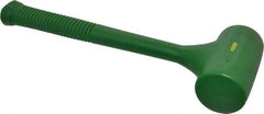 Garland - 48 oz Head 2-3/8" Face Diam Polyurethane Dead Blow Hammer - 14-1/2" OAL, Polyurethane Handle - Exact Industrial Supply