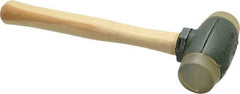 Garland - 2-3/4 Lb Head 1-3/4" Face Urethane Split Head Hammer - Wood Handle - Exact Industrial Supply