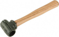 Garland - 1-1/2 Lb Head 1-1/4" Face Malleable Iron Split Head Hammer without Faces - Wood Handle - Exact Industrial Supply