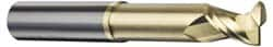 Accupro - 1" Diam 2 Flute Solid Carbide 0.03" Corner Radius End Mill - Exact Industrial Supply