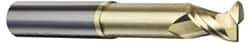 Accupro - 1", 2 Flute, Single End, Solid Carbide, 0.12" Corner Radius End Mill - 5" OAL, 45° Helix, Right Hand Flute, 1-1/4" LOC, Right Hand Cut, 2-1/8" Extended Reach - Exact Industrial Supply