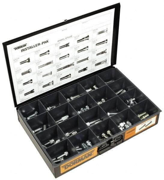 Dorman - 480 Piece Wheel Stud & Nut Kit - Steel - Exact Industrial Supply