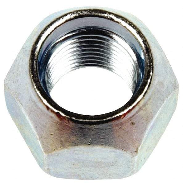 Dorman - 1/2-20 Zinc Finish Open Wheel Nut - 13/16" Hex, 5/8" OAL, 60° Seat Angle - Exact Industrial Supply