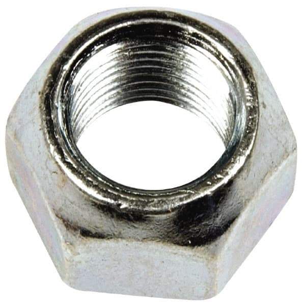 Dorman - 1/2-20 Zinc Finish Open Wheel Nut - 3/4" Hex, 9/16" OAL, 60° Seat Angle - Exact Industrial Supply