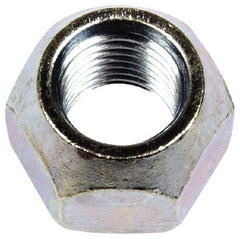 Dorman - M12-1.5 Zinc Finish Open Wheel Nut - 19mm Hex, 14mm OAL, 60° Seat Angle - Exact Industrial Supply