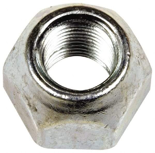 Dorman - M12-1.25 Zinc Finish Open Wheel Nut - 21mm Hex, 16mm OAL, 60° Seat Angle - Exact Industrial Supply
