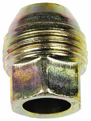 Dorman - M12-1.5 Zinc Finish Open Wheel Nut - 19mm Hex, 27.5mm OAL, 60° Seat Angle - Exact Industrial Supply