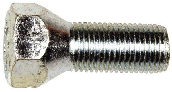 Dorman - 1/2-20, 3/4" Hex Wheel Bolt - 1" Thread Length, 60° Seat Angle - Exact Industrial Supply