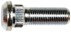 Dorman - 1/2-20 Serrated Bolt Wheel Stud - 0.63" Knurl, 1-17/32" OAL, 3/8" Shoulder Length - Exact Industrial Supply