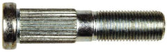 Dorman - 1/2-20 Serrated Bolt Wheel Stud - 0.56" Knurl, 2-3/8" OAL, 15/16" Shoulder Length - Exact Industrial Supply