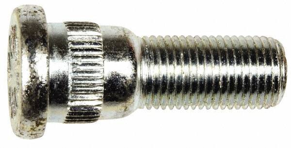 Dorman - 1/2-20 Serrated Bolt Wheel Stud - 0.673" Knurl, 1-19/32" OAL, 9/16" Shoulder Length - Exact Industrial Supply