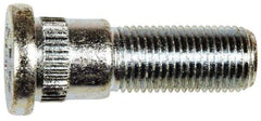 Dorman - 1/2-20 Serrated Bolt Wheel Stud - 5/8" Knurl, 1-5/8" OAL, 15/32" Shoulder Length - Exact Industrial Supply