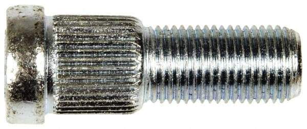 Dorman - 1/2-20 Serrated Bolt Wheel Stud - 0.62" Knurl, 1-5/8" OAL, 19/32" Shoulder Length - Exact Industrial Supply