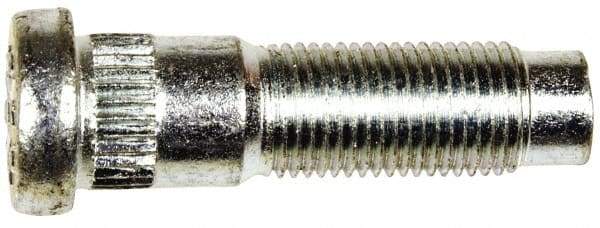 Dorman - 1/2-20 Serrated Bolt Wheel Stud - 0.56" Knurl, 2" OAL, 23/32" Shoulder Length - Exact Industrial Supply
