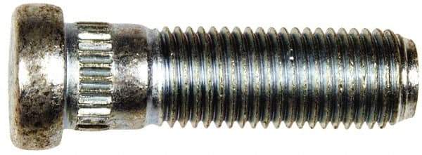 Dorman - 7/16-20 Serrated Bolt Wheel Stud - 0.472" Knurl, 1-1/2" OAL, 11/32" Shoulder Length - Exact Industrial Supply