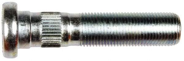 Dorman - 5/8-18 Serrated Bolt Wheel Stud - 0.655" Knurl, 2-29/32" OAL, 15/16" Shoulder Length - Exact Industrial Supply