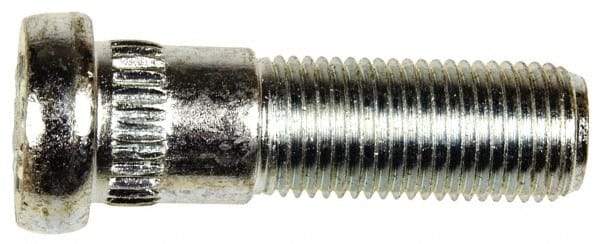 Dorman - 1/2-20 Serrated Bolt Wheel Stud - 0.568" Knurl, 1-11/16" OAL, 5/8" Shoulder Length - Exact Industrial Supply