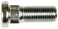 Dorman - M12-1.25 Serrated Bolt Wheel Stud - 13mm Knurl, 32mm OAL, 10mm Shoulder Length - Exact Industrial Supply