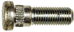 Dorman - M12-1.5 Serrated Bolt Wheel Stud - 14.1mm Knurl, 38.5mm OAL, 11.5mm Shoulder Length - Exact Industrial Supply