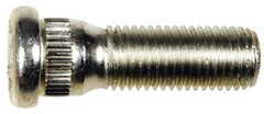 Dorman - M12-1.5 Serrated Bolt Wheel Stud - 14.2mm Knurl, 40mm OAL, 8mm Shoulder Length - Exact Industrial Supply