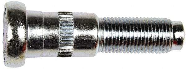 Dorman - 1/2-20 Serrated Bolt Wheel Stud - 5/8" Knurl, 2-1/4" OAL, 15/16" Shoulder Length - Exact Industrial Supply