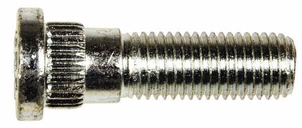 Dorman - M12-1.5 Serrated Bolt Wheel Stud - 14.94mm Knurl, 41mm OAL, 13.5mm Shoulder Length - Exact Industrial Supply