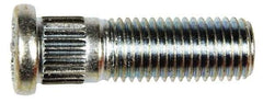 Dorman - M12-1.5 Serrated Bolt Wheel Stud - 12.5mm Knurl, 39.5mm OAL, 11.5mm Shoulder Length - Exact Industrial Supply