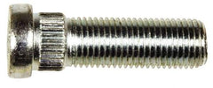 Dorman - M14-1.5 Serrated Bolt Wheel Stud - 16mm Knurl, 45.5mm OAL, 8.5mm Shoulder Length - Exact Industrial Supply