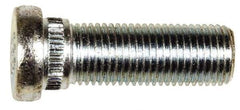 Dorman - M14-1.5 Serrated Bolt Wheel Stud - 15.88mm Knurl, 43mm OAL, 6mm Shoulder Length - Exact Industrial Supply