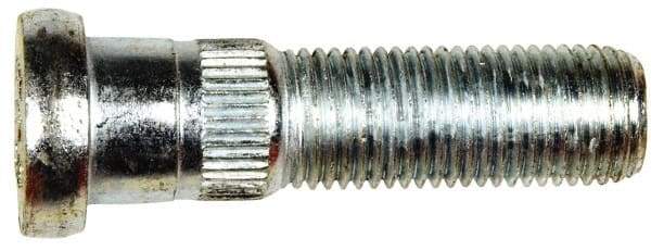 Dorman - M14-1.5 Serrated Bolt Wheel Stud - 16mm Knurl, 54.5mm OAL, 17.5mm Shoulder Length - Exact Industrial Supply