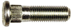 Dorman - M12-1.5 Serrated Bolt Wheel Stud - 13.08mm Knurl, 42mm OAL, 12.5mm Shoulder Length - Exact Industrial Supply