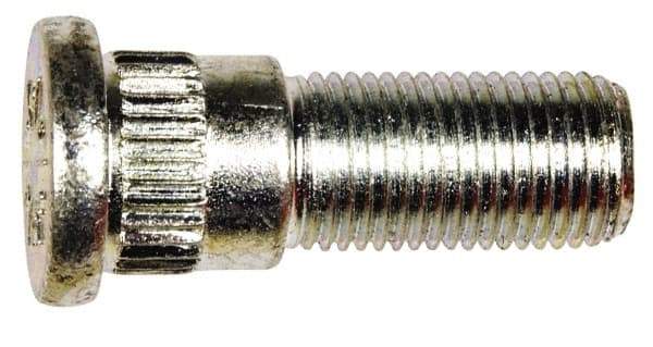 Dorman - 1/2-20 Serrated Bolt Wheel Stud - 0.618" Knurl, 1-15/32" OAL, 31/64" Shoulder Length - Exact Industrial Supply