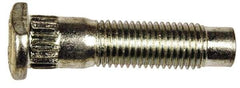 Dorman - M12-1.5 Serrated Bolt Wheel Stud - 13.41mm Knurl, 51.5mm OAL, 13.5mm Shoulder Length - Exact Industrial Supply
