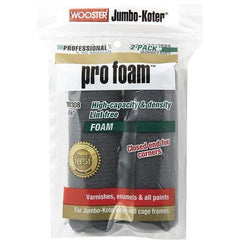 Wooster Brush - 4-1/2" Wide Paint General Purpose Roller Cover - Lint-Free Texture, Foam - Exact Industrial Supply