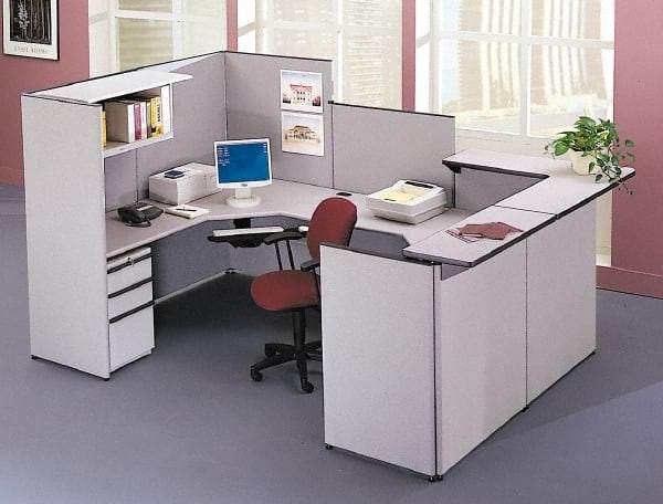 Hon - Office Cubicle Task Light - Use with 48" Cabinets - Exact Industrial Supply