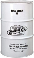 Lubriplate - 55 Gal Drum, ISO 32, SAE 10, Air Compressor Oil - -8°F to 375°, 160 Viscosity (SUS) at 100°F, 46 Viscosity (SUS) at 210°F - Exact Industrial Supply