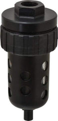 Parker - Filter Automatic Drain - 6-1/4" High x 2-3/4" Wide, For Use with Compressed Air Systems - Exact Industrial Supply