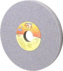 Norton - 8" Diam x 1-1/4" Hole x 3/4" Thick, I Hardness, 46 Grit Surface Grinding Wheel - Aluminum Oxide, Type 5, Coarse Grade, 3,105 Max RPM, Vitrified Bond, One-Side Recess - Exact Industrial Supply