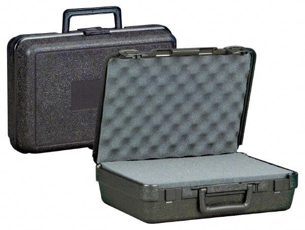 Platt - 19" Wide, Clamshell Hard Case - Black, Polyethylene - Exact Industrial Supply