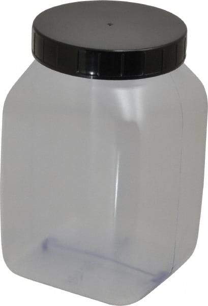 Dynalon Labware - 1,000 mL Wide-Mouth Bottle - PVC, Clear, 5.71" High x 2.76" Diam, 2.76" Cap - Exact Industrial Supply