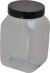 Dynalon Labware - 1,000 mL Wide-Mouth Bottle - PVC, Clear, 5.71" High x 2.76" Diam, 2.76" Cap - Exact Industrial Supply