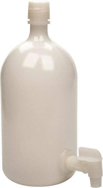 Bel-Art - 1 Gal Carboy - Polyethylene, White, 38mm Cap - Exact Industrial Supply