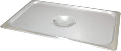 VOLLRATH - 20.8" Long x 12.8" Wide, Rectangular Stainless Steel Lid - Use with Food Pan - Exact Industrial Supply