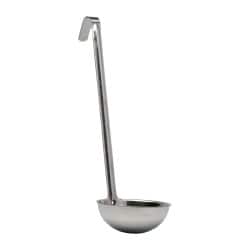 12 Ounce Stainless Steel Short Round-Bottom Dipper 13″ Long Handle