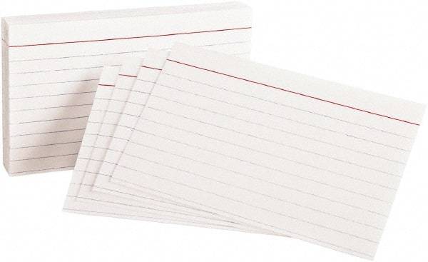 OXFORD - 100 Index Cards - 3 x 5" - Exact Industrial Supply